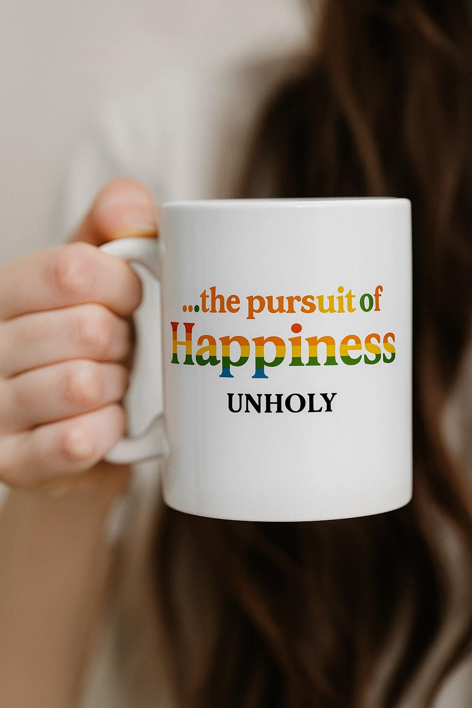 The Pursuit of Happiness Mug - Unholy101 on Etsy