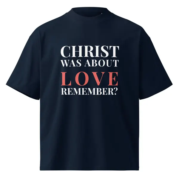 Christ Was About Love Oversized Tote - Unholy101 on Etsy